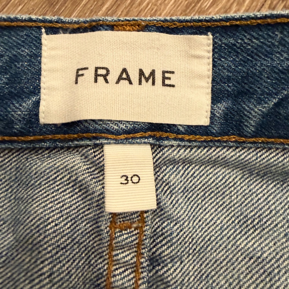 Frame Ilona Hamer High Rise Straight Jeans size 30 x 30 - Picture 7 of 9